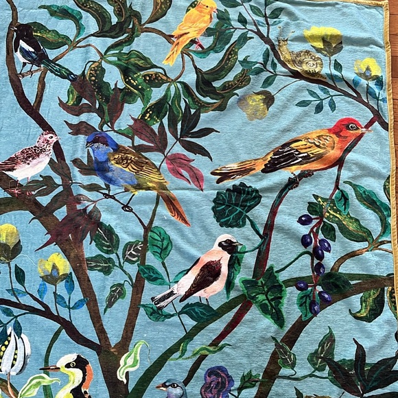 Price is Firm🕊️ NWT Anthro Nathalie Lete Bird Throw Blanket - Picture 8 of 16